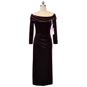 Xscape | Dresses | Xscape Plus Size Alana Long Offtheshoulder Velvet Ruffle Dress Burgundy | Poshmark Xscape | Dresses | Xscape Plus Size Alana Long Offtheshoulder Velvet Ruffle Dress Burgundy | Poshmark